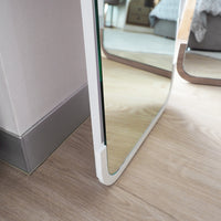 กระจกเงาตั้งพื้นรูปสี่เหลี่ยมขอบมน 35x150