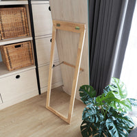 กระจกเงาตั้งพื้นรูปสี่เหลี่ยมขอบมน 45x150