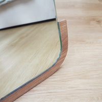 กระจกเงาตั้งพื้นรูปสี่เหลี่ยมขอบมน 45x150