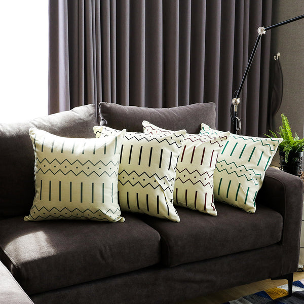 ปลอกหมอนลายเส้นมินิมอล