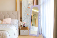 (Pre-order) กระจกเงากรอบไม้ รุ่น Wiggle (XL)