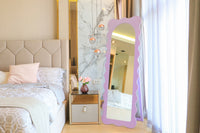 (Pre-order) กระจกเงากรอบไม้แบบมีขาตั้ง รุ่น Wiggle (XL)