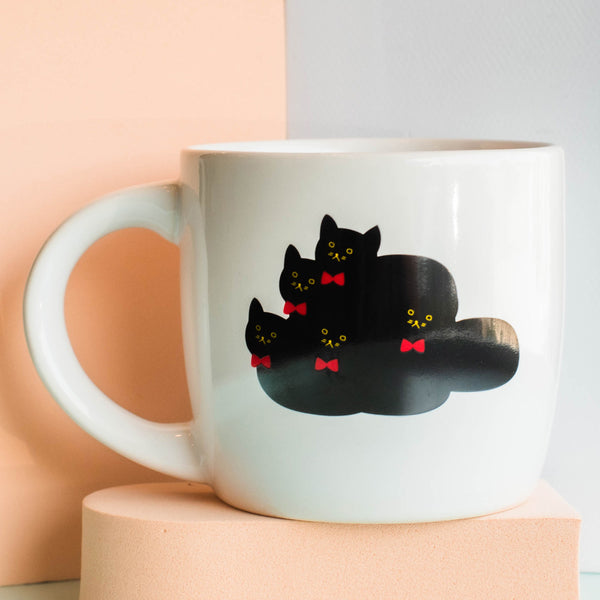 แก้วมัคลายแมวดำ cat loaf gang