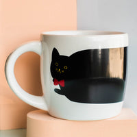 แก้วมัคลายแมวดำ smart cat